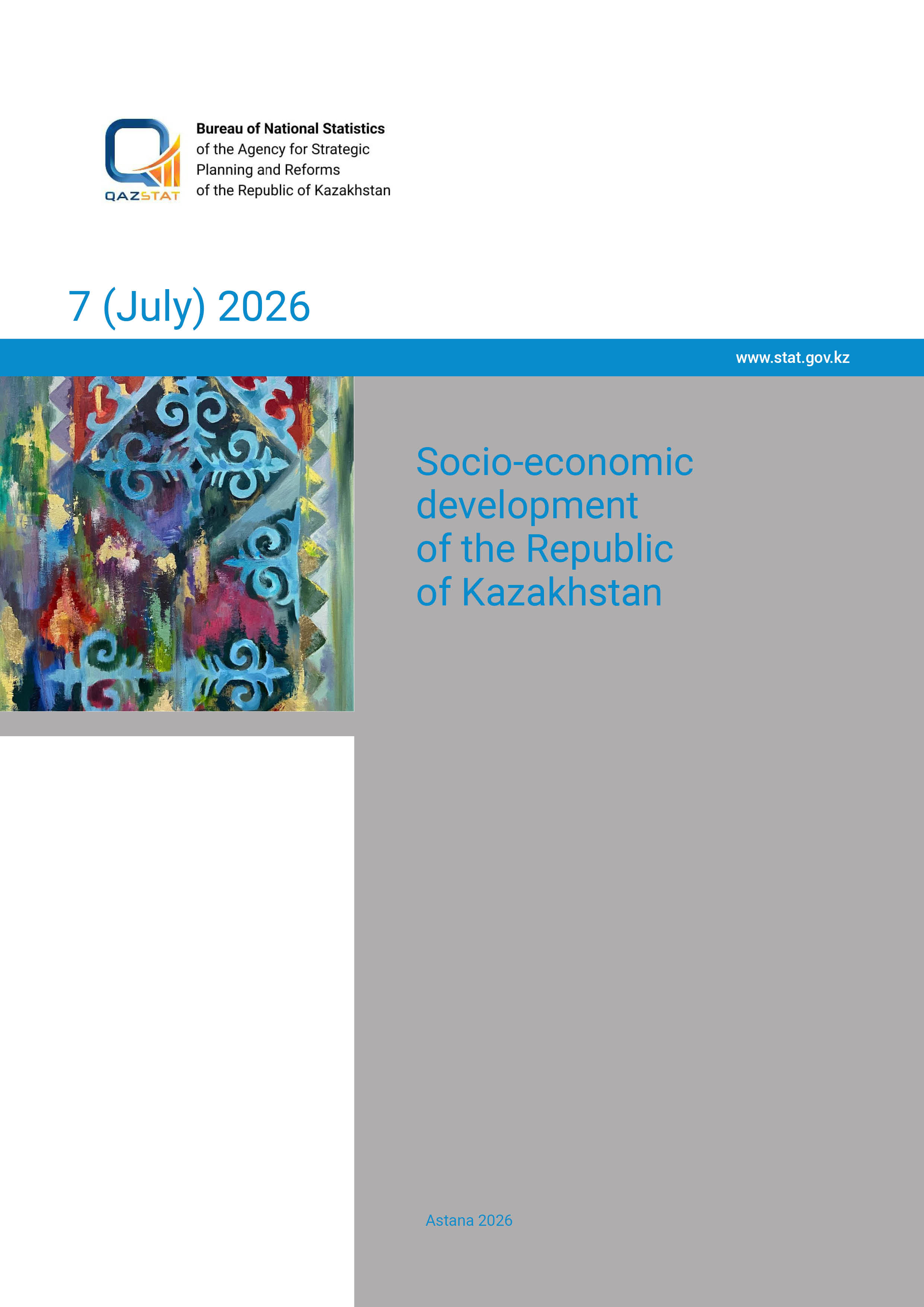 Socio-economic development of the Republic of Kazakhstan